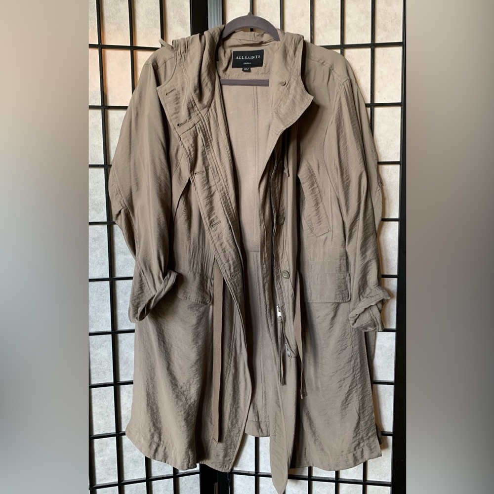 ALL SAINTS Kinsley Parka Size Small - Picture 6 of 9
